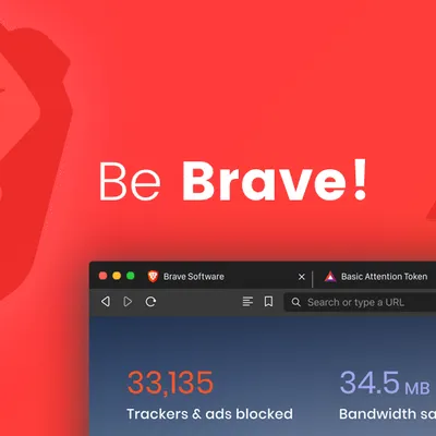 Logo of the Brave browser.