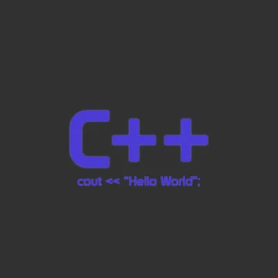 A stylized logo of the C++ programming language.