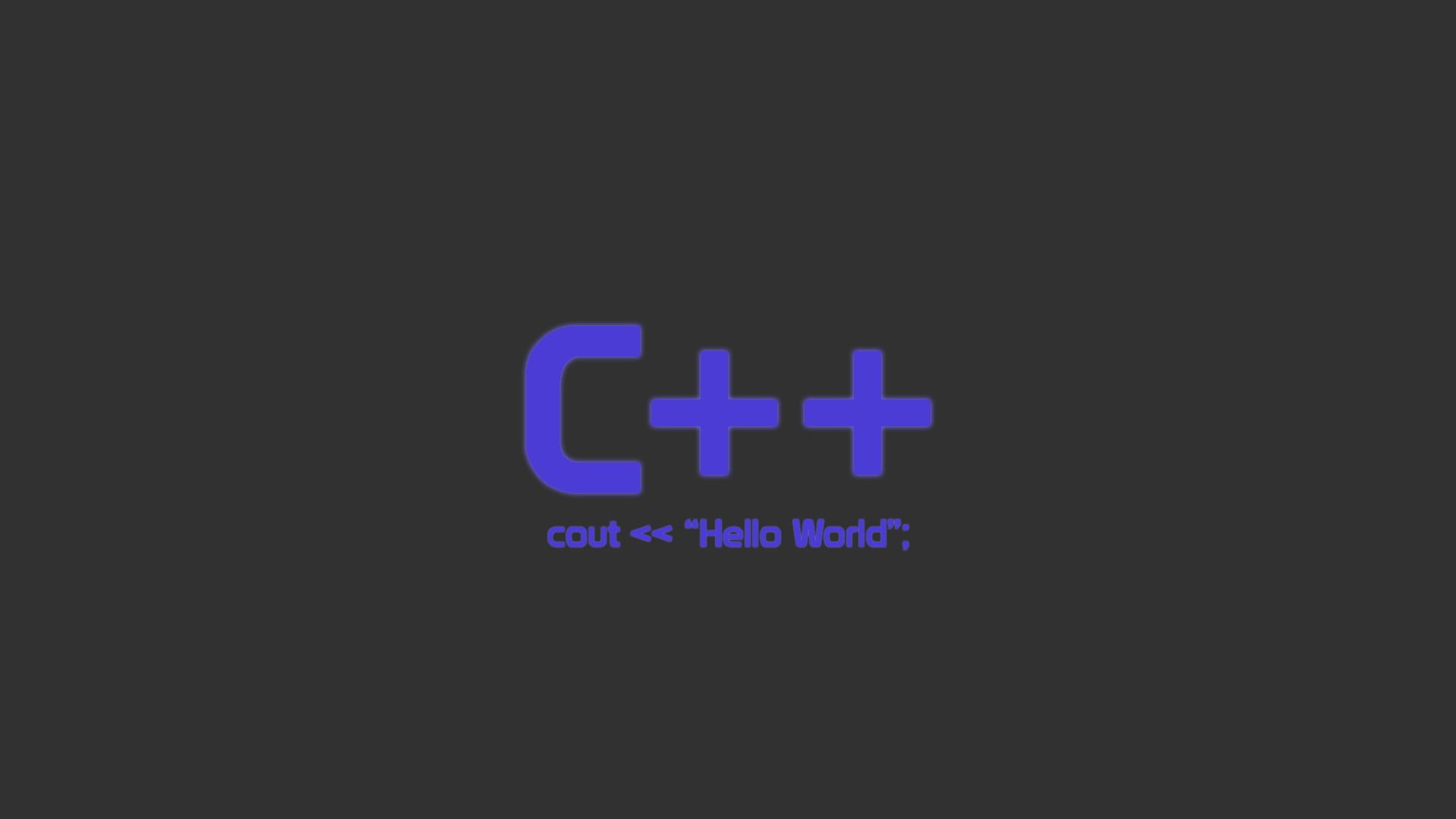 A stylized logo of the C++ programming language.